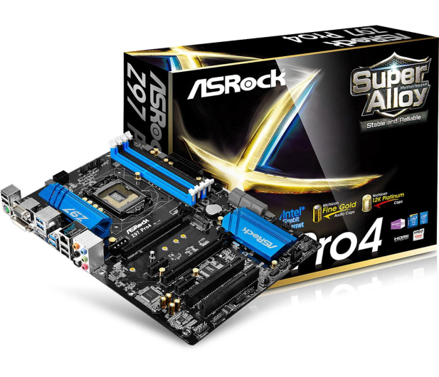 ASRock Z97 PRO 4 (Z97 2xPCI-E DDR3) - 186224 - zdjęcie